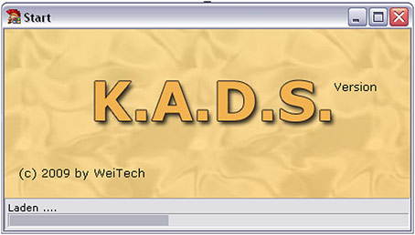 Startfenster "KADS"